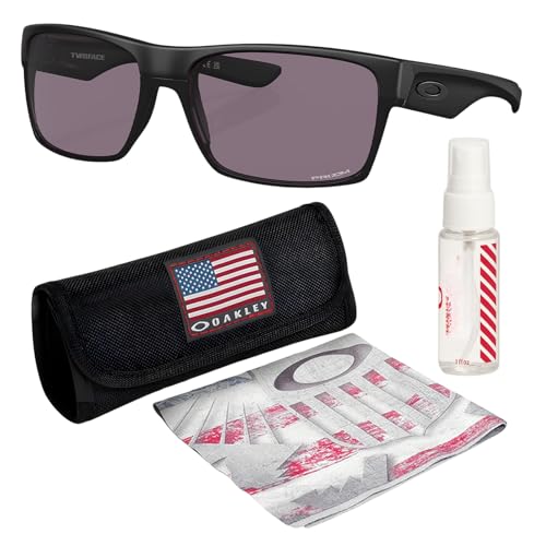Image of Oakley TWOFACE OO9189 Rectangle Shape Sunglasses With Official Eyewear Kit | Men's Sunglasses
