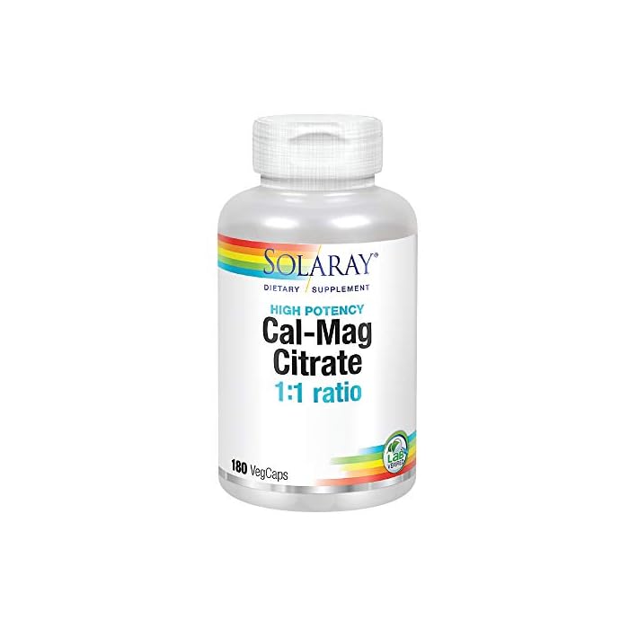 Buy Solaray CalMag Citrate 11 Calcium & Magnesium Citrate for
