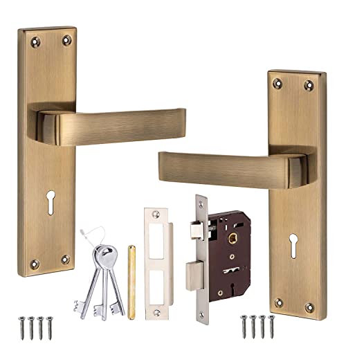 Image of BOLDER Heavy Duty Mortise Door Lock 8 inch Inches Antique, Main Door Handle (MH200)