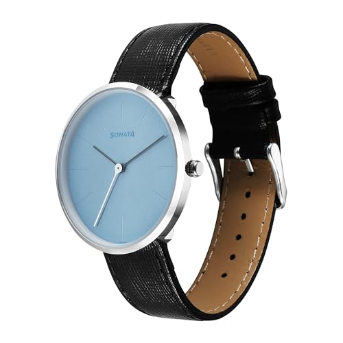 Image of Sonata Ascent Quartz Analog Blue Dial Watch for Men