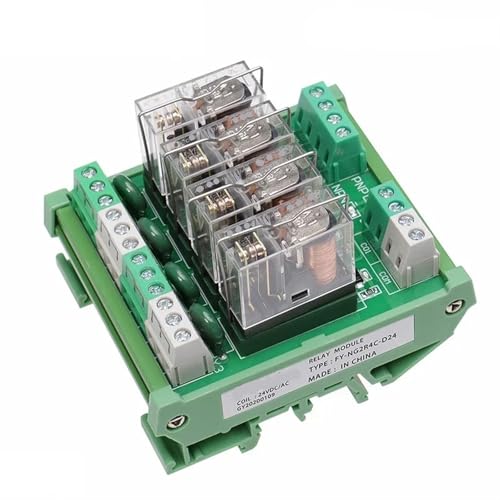 Relais à 4 canaux 1NO 1NC SPDT pour automate PLC FY-NG2R-4C