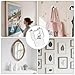 Evecad 30 Pieces Drywall Picture Hanger Claw, Tool-Free Nail-Free Picture Hanger Hooks for Hanging Mirror Picture Photo Poster, Suitable for Room and Office Decoration, Max 30lb Loading Capacity