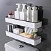 Practical Bathroom Shelf for Storing Combs and Toothbrushes Storage Holder
