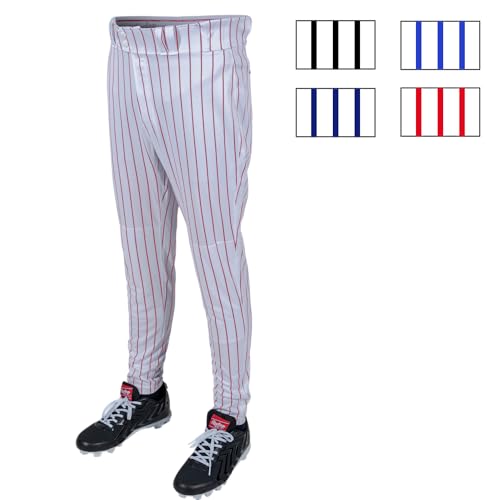 Image of Rawlings | Boy's Pro 150 Series Baseball Pants | Pro Taper Fit | Youth Sizes | Pinstripe | Multiple Colors