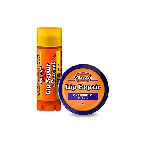 O'Keeffe's Lip Repair SPF15 Lippenbalsam 4,2 g und Lip Repair Overnight 7 g Cover