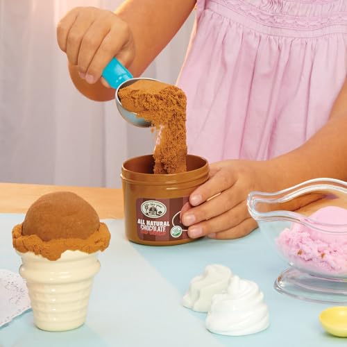 Little Tikes Creative Chefs Ice Cream Kit with Make-It Mix Play Sand, 20 Accessories, Realistic Pretend Play Set, Boys, Girls, Ages 3+ - image 5
