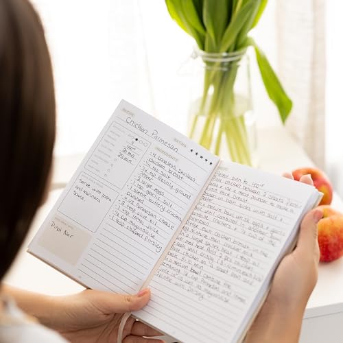 Paige Mcrae Home & Decor RECIPE BOOK To Write In Your Own Recipes - Family Cook Book Journal Notebook thumb #1