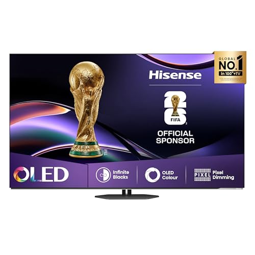 Hisense Smart TV OLED 65' 4K 65A8DQ, Smart TV VIDAA con 1000+APP, Dolby Vision IQ, HDR 10+ Adaptive, 120Hz Game Mode PRO, Audio Dolby Atmos