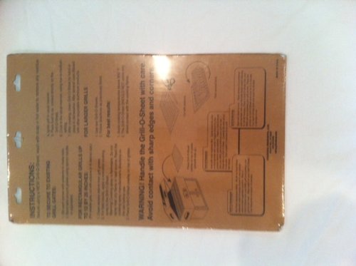 Grill - O - Sheet 2 Pack Reusable Barbecue Sheets