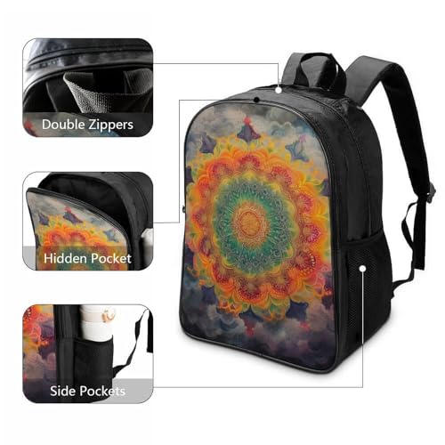Mochila niña de gran capacidad para el colegio y excursiones con diseño Bohemia 3