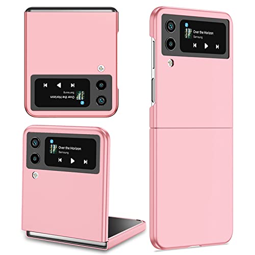 Coque Samsung Z Flip 4 rigidité premium rose ultra fine élégante