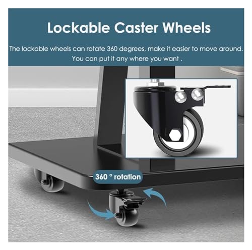 Soporte móvil para TV ajustable con ruedas para 32-75 pulgadas miniatura 6
