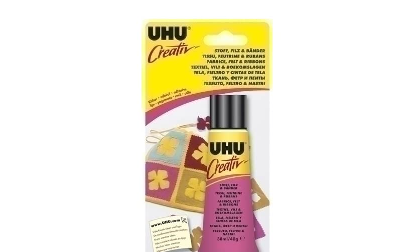 Colle INST. UHU CREATIV 38 ml Tissu et feutre 6 unités
