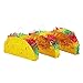 BLUE PANDA 3 Pack Mini Taco Pinatas - 6.25 x 2 x 3.6 in - Taco Decorations & Mini Pinata Favor