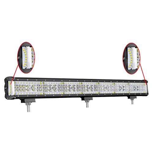 Moso LED LED Light Bar 30 inch 450W LED Side Shooter CREE LED Spot Flood Combo Light Bar LED Driving Light Work light Bar Fog Lamp for Truck Off Road ATV SUV, 3 Years Warranty