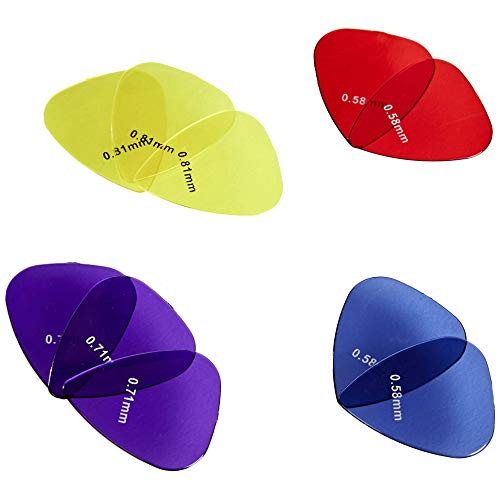 Amazon Basics Lot de 10 médiators en polycarbonate transparent pour guitare - Les Beatles, Paul McCartney, John Lennon, RIngo Starr, George Harrison Amazon Basics Lot de 10 médiators en polycarbonate transparent pour guitare – Image 4