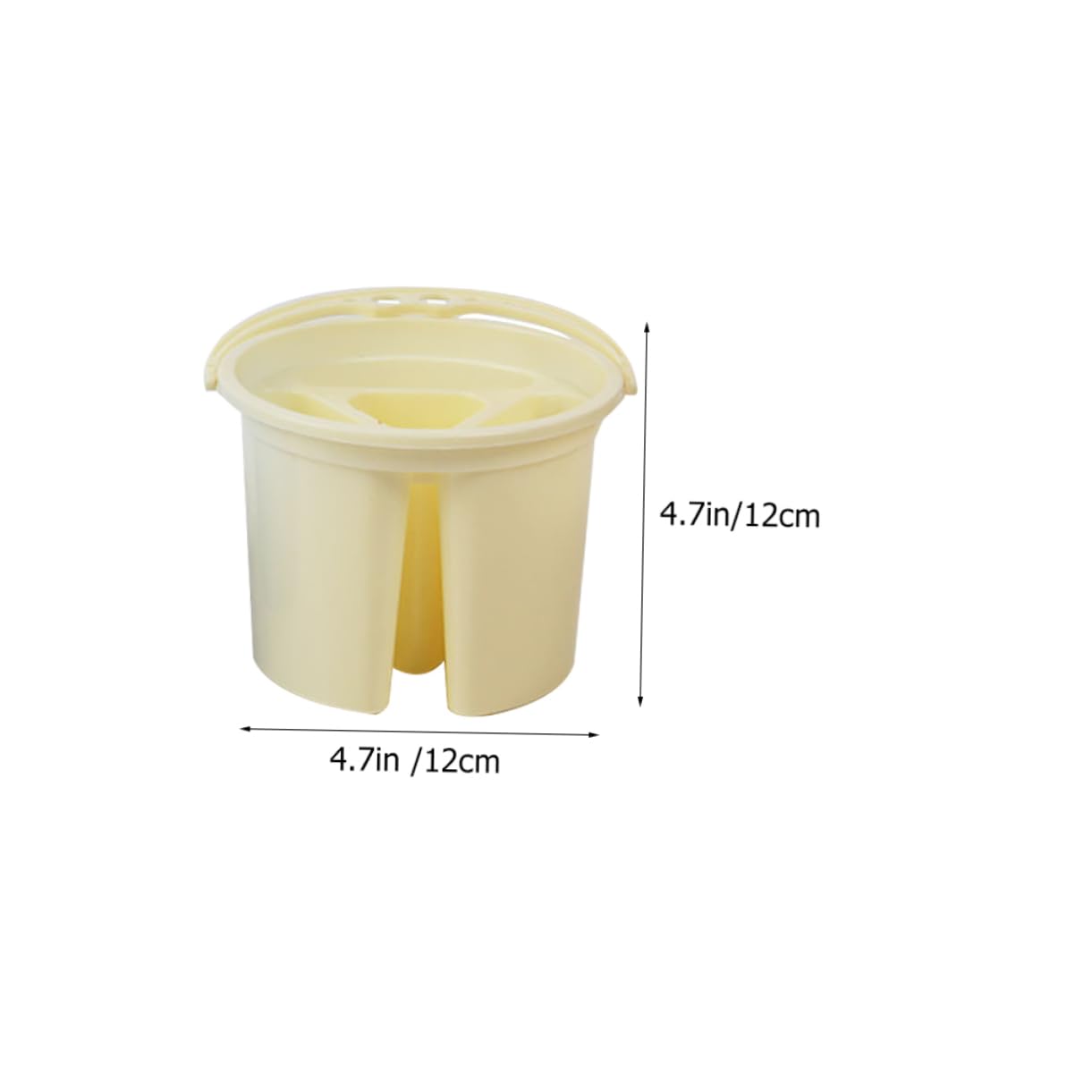 ERINGOGO 2Pcs Artist Brush Washer Portable Plastic Paint Bucket for Easy Cleaning Durable Painting Supplies for Home Classroom Outdoor Use