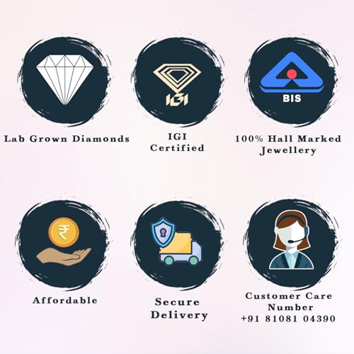 Image of Sparkles Lab Grown Diamond 0.03 Carat - 0.50 Carat Round Shape Solitaire Diamond Nose Pin for Women | 14K Gold IGI Certified FG VS Quality