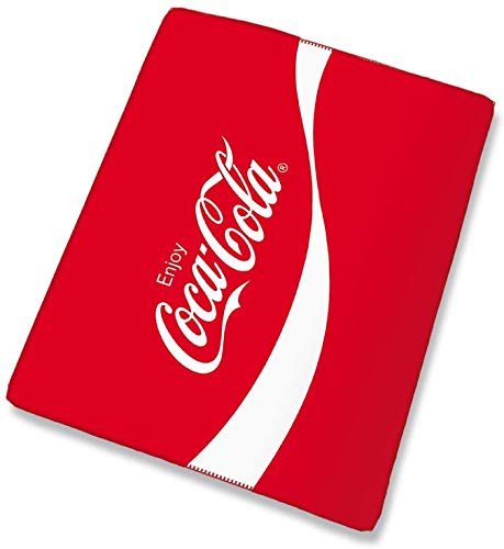 Coca Cola - Manta polar (110 x 140 cm, 100% poliéster)