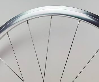 ★玉当たり調整済み 走行50キロ 極美 700cホイール シルバー 10s ☆玉当たり調整済み 走行50キロ 極美 700cホイール シルバー 10s ☆玉