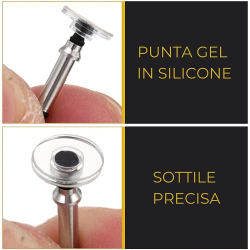 soleilx Punte Extra per Penna per Tablet Universale - 8 PZ - set punte di ricambio per pennino touch screen, pennino per iPad, iPhone, Samsung Lenovo android smartphone e universale per tutti i tablet