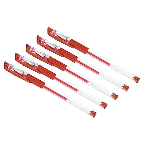 Bolígrafos Gel PATIKIL Rojo 0.5mm Punta Fina 50 Piezas miniatura 1