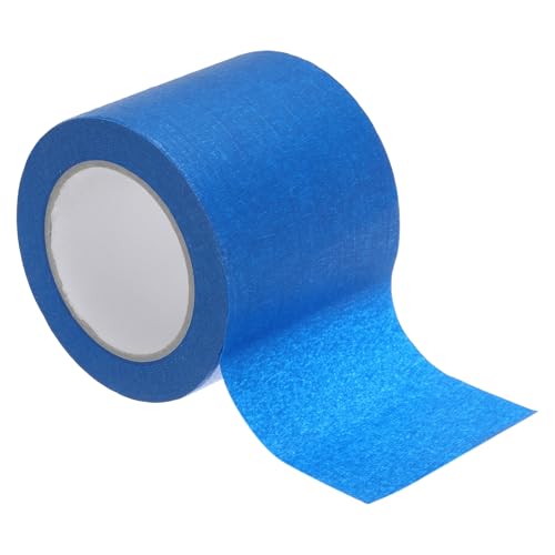 Image of PATIKIL Masking Tape 4.1 Inch x 55 Yard, General Purpose Adhesive Painting Tape Painters Tape for Arts Crafts Label, Blue