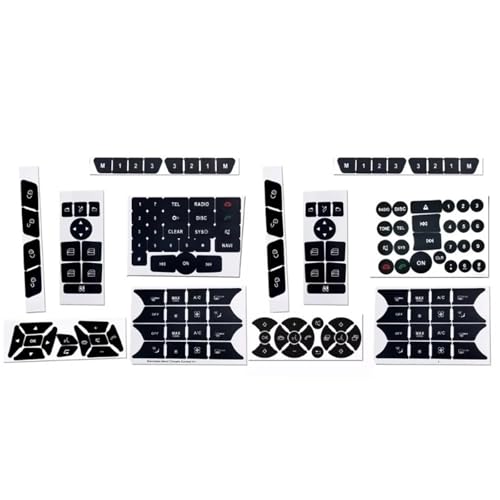 Autocollant de réparation bouton voiture pour Mercedes W204 W212 S204 R172