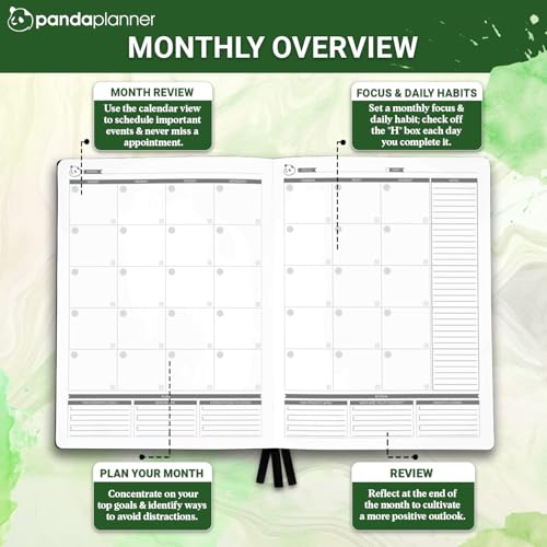 Panda Planner Pro 2025-2026 Large 8.5x11
