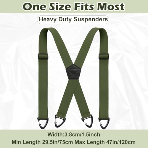 Image of Sintege X Back Hidden Suspender 1.5 Inches Under Clothing Heavy Duty Work Suspenders for Men Women