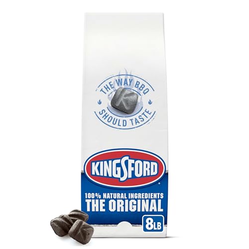 Kingsford Original Charcoal Briquettes, BBQ Charcoal for Grilling, 8 Pounds (Package May Vary)