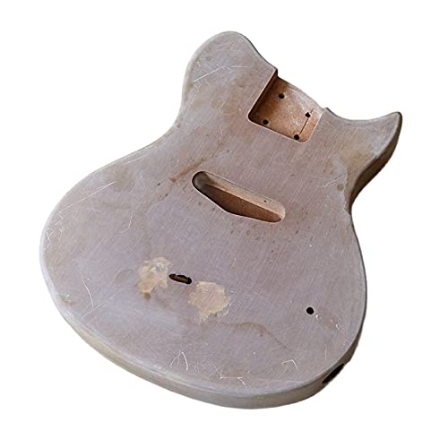 M^[Lbg Corps De Guitare Electrique Pour Enfants Corps De Guitare ST Gris Mini Baril De Guitare Finition Mate Pieces De Corps 