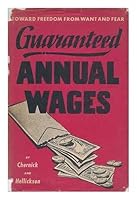 Guaranteed annual wages, B0007DMDP0 Book Cover