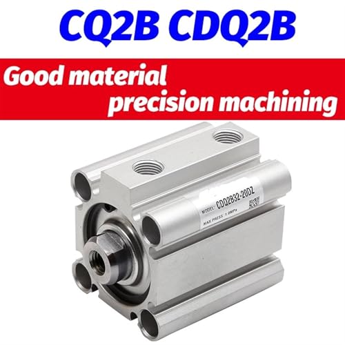 Cilindro CDQ2A16-20DMZ-M9B compacto magnético de doble acción industrial 6