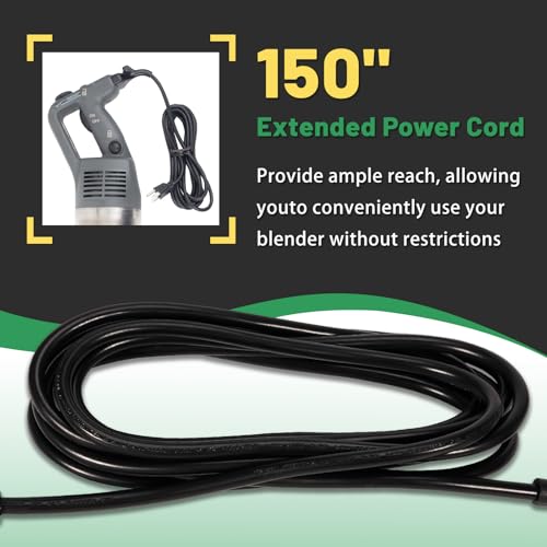 Cable de alimentación Compatible Robot Coupe MP Series 150" miniatura 6
