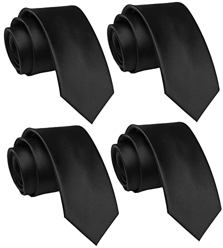 WeiShang Lot 6 PCS 4 inch Classic Men's Wide Tie Necktie Woven JACQUARD Neck Ties (Style 08), Medium