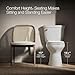 Kohler K-5481-0 Highline Comfort Height Two-Piece Round-Front 1.28 gpf Toilet with Class Five Flush Technology and Left-Hand Trip Lever White