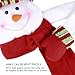 Unomor Christmas Tree Topper Snowman Hugger-Non-Woven Fabric Assorted Colors, 33.46 X 37.79 X 3.93 Inches, Perfect for Holiday Home Decor, Family Gatherings, and DIY Outdoor Decorations