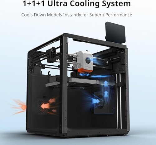 Image of 3IDEA Kobra S1 3D Printer, 600mm /s Fast Speed Printing with CoreXY Structure, 320℃ Hotend Anti-Clogging Extruder and 44dB Ultra Quiet, Built-in Camera and AI Monitoring, Size 250 * 250 * 250mm