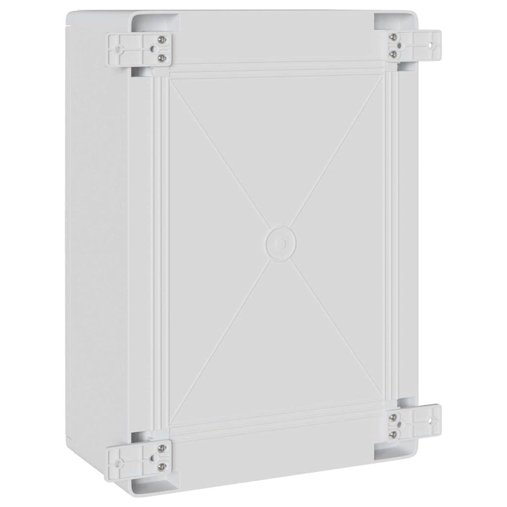 Armario de control de plástico ABS resistente para interiores y exteriores, 42 x 19,5 x 50 cm