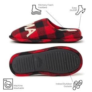 Dearfoams Women’s Christmas Gifts for Mom Cute Matching Family Pajama Mama Bear Slipper Dearfoams Womens Christmas Gifts for Mom Cute Matching Family Pajama Mama Bear Slipper