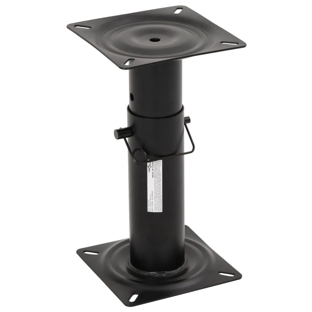 Klappbarer Bootssitz mit hoher Rückenlehne, 2-teiliges Set aus PVC und PU, verstellbare Konsole aus Stahl für Segelboot, Segelyacht, Jolle, Cockpit, Deck und Marina