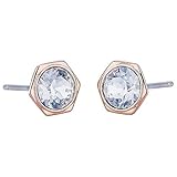 SWAROVSKI Crystal Rose Gold Pierced Stud Earrings