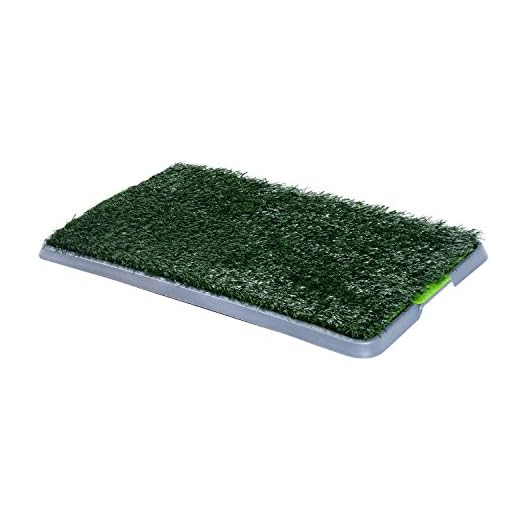 PawHut Inodoro de Bandeja para Perros Césped Artificial 3 Capas Lavable Hacer PIS Pipi Orinar Mascota