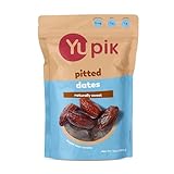 Yupik Pitted Deglet Nour Dates, 10 Oz, Kosher, Gluten-Free, Naturally Sweet Dried Fruits, No Pits, No Sugar Added, No Sulphites, Healthy Snacks
