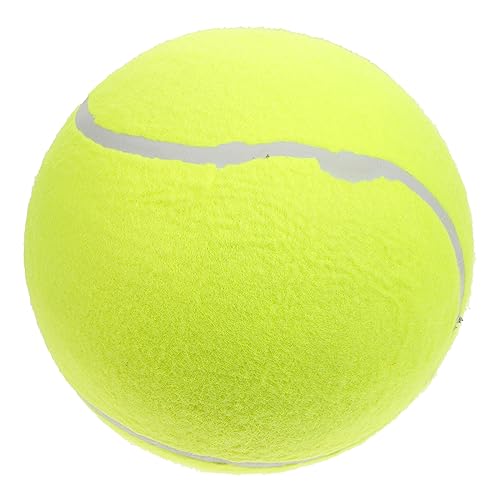 BESTonZON 1Pc Inflatable Flannel Tennis Ball for Soft Rubber Outdoor Sports Ball for Play and Exercise Durable and Comfortable Touch for Active Fun