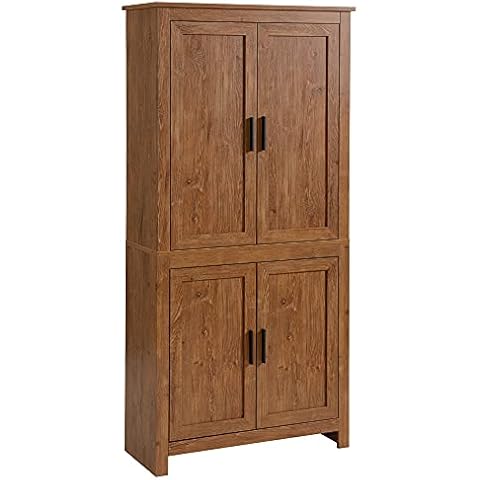HOMCOM 64" Kitchen Pantry Cabinet Cover