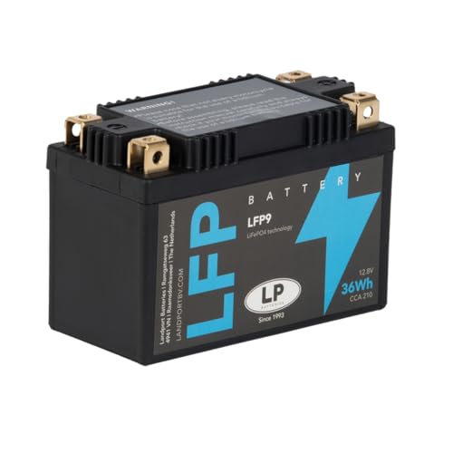 Accossato ML LFP9-382 Batteria al Litio per Yamaha MT-03, 660, (2006-2012)