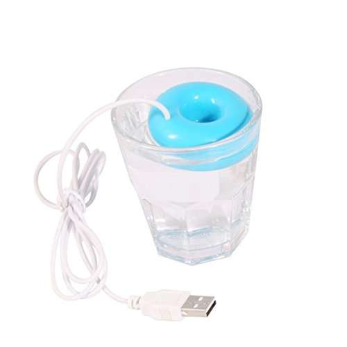 Gazechimp Büro Zu Hause Usb Donuts Luftbefeuchter Frische Luft Schwebt Ultraschallnebel Blau-4