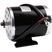 500W 24V DC Brush Electric Motor MY1020 with Bracket 2500RPM for DIY Scooter E Bike Go Kart Electric Bicycle Tricycle 4 Wheelers Razor Quad Dirt Bike ATV